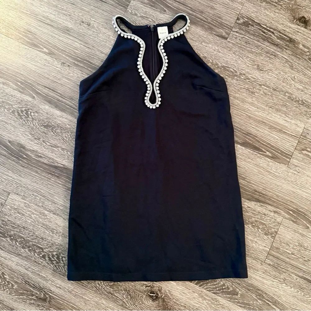 Maeve Rhinestone Cut Out Mini Dress